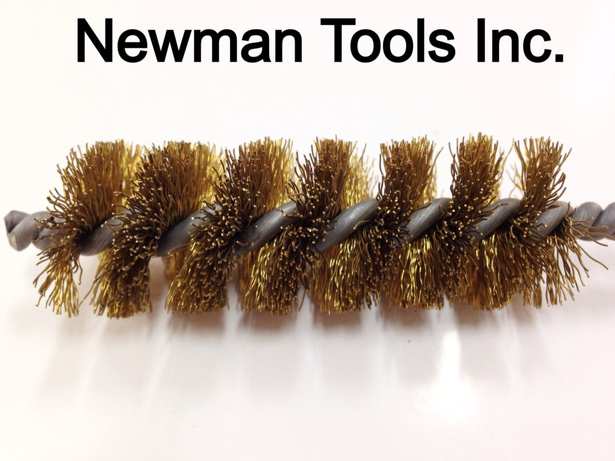 Brass Tube Brushes For Thru Holes Series 84, 1/8" 3" (3mm 76mm