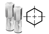Hex Rotary Broaches .750" Shank