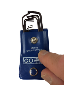 Spoke Wrench Set Bristol SS-408 Spline Wrench L-Key Set – Assorted Sizes, USA Made What Is A Spline Wrench - Foto 5