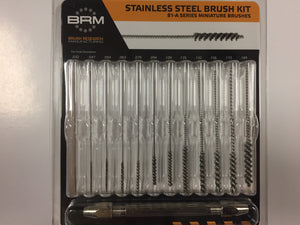Stainless Steel Miniature Brush Kit- Series 81-A,  .032 - .189"