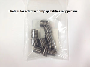 Left Hand UNF Screw Thread Insert Refill Packages