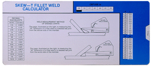 WG-9B, Skew-T Fillet Weld Calculator Only