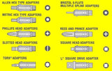Chapman Allen Hex Head Adapters