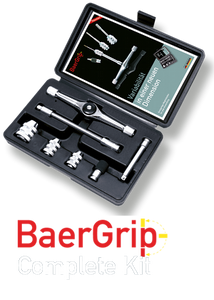 BaerGrip 1/4" drive Multipurpose Mini Ratchet and T-Handle Kit