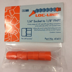 Loc-Line 1/4" Sockets to 1/8" FNPT for 1/4" Hose