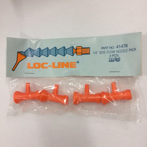 Loc-Line 1/4" Side Flow Nozzles for 1/4" Hose