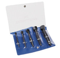Dual-Edged (Easy Out) Screw Extractor Set (#1-5)